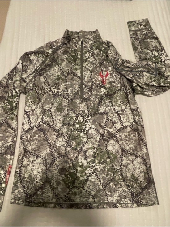 Badlands Other - Badlands Camo Half-Zip Pullover with Red Logo